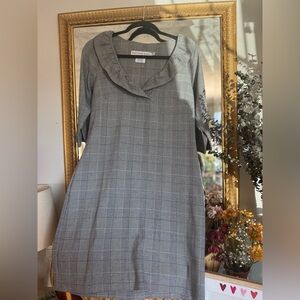 Gretchen Scott Designs Houndstooth Long Sleeve Dress